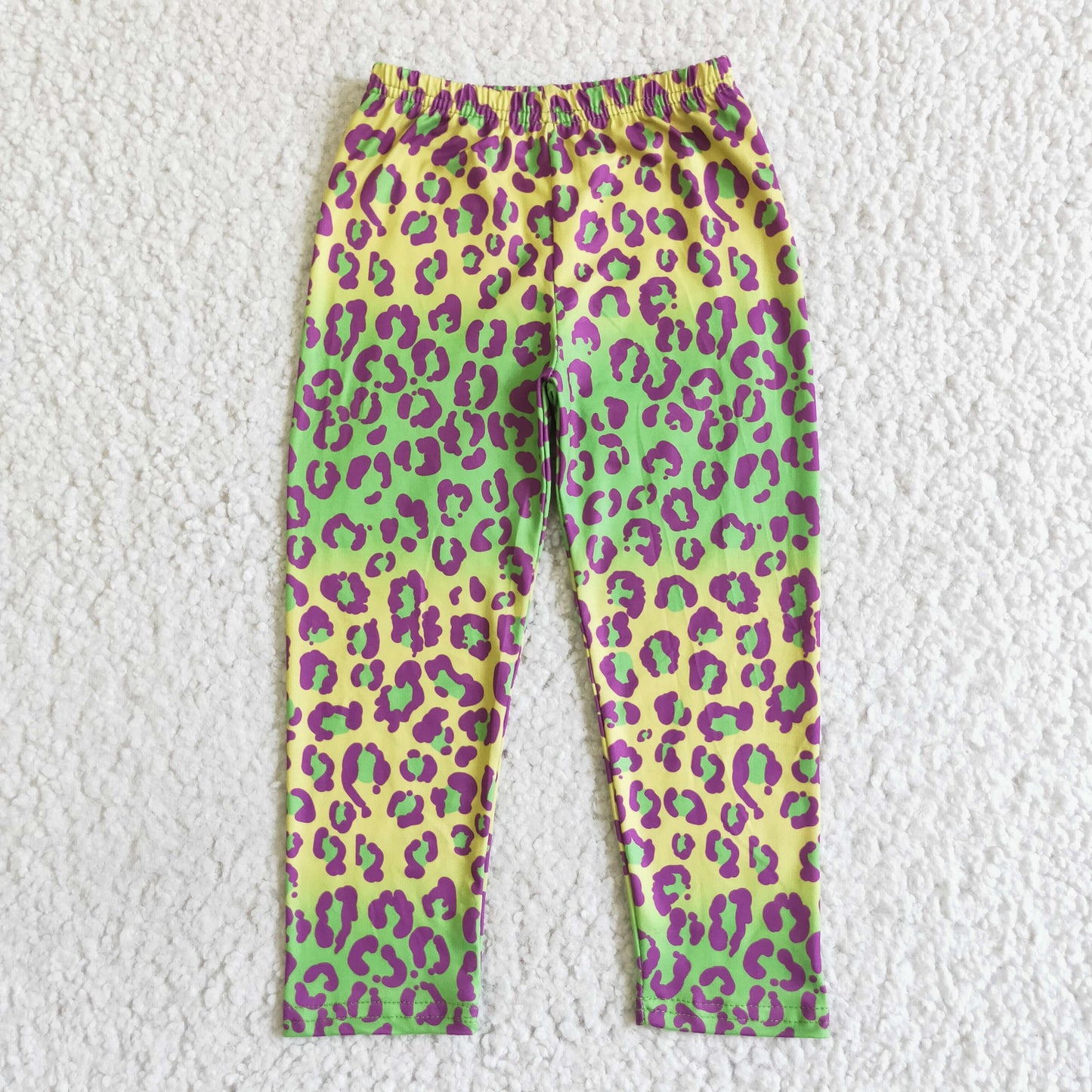 LEOPARD COLORFUL LEGGING GIRL'S PANTS