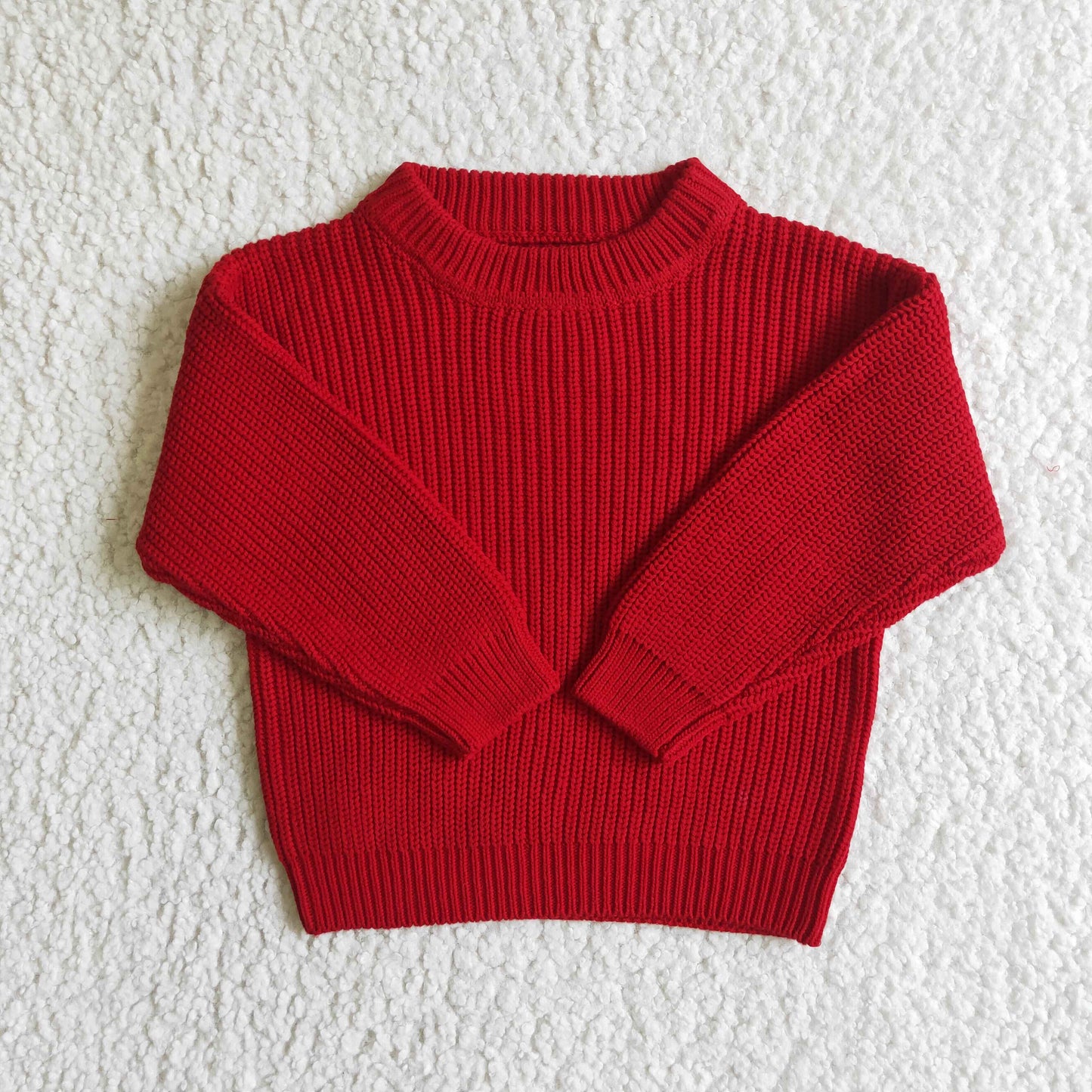 Fall Outfits Red Girls Sweater