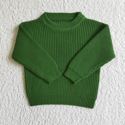 Fall Outfits Green Girls Sweater