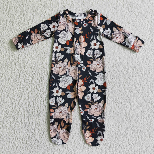Flower Baby Romper