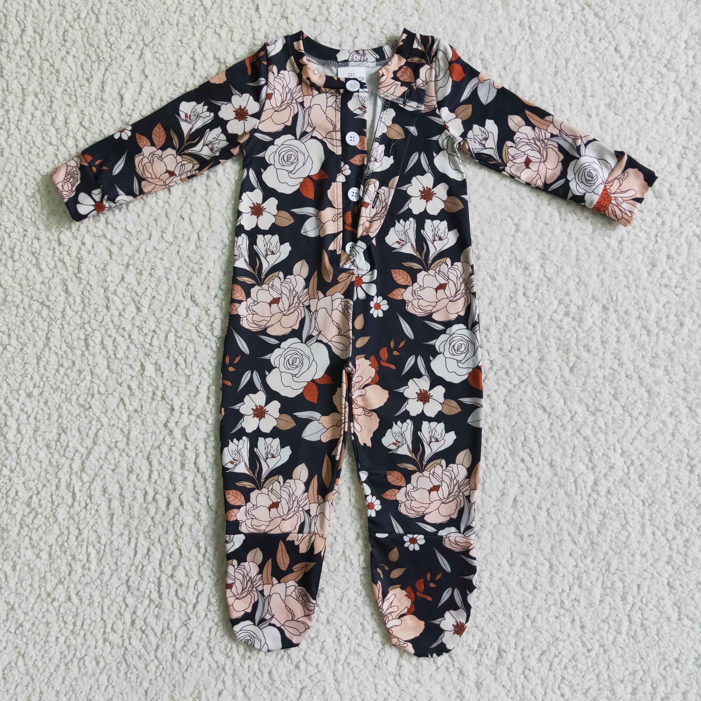 Flower Baby Romper