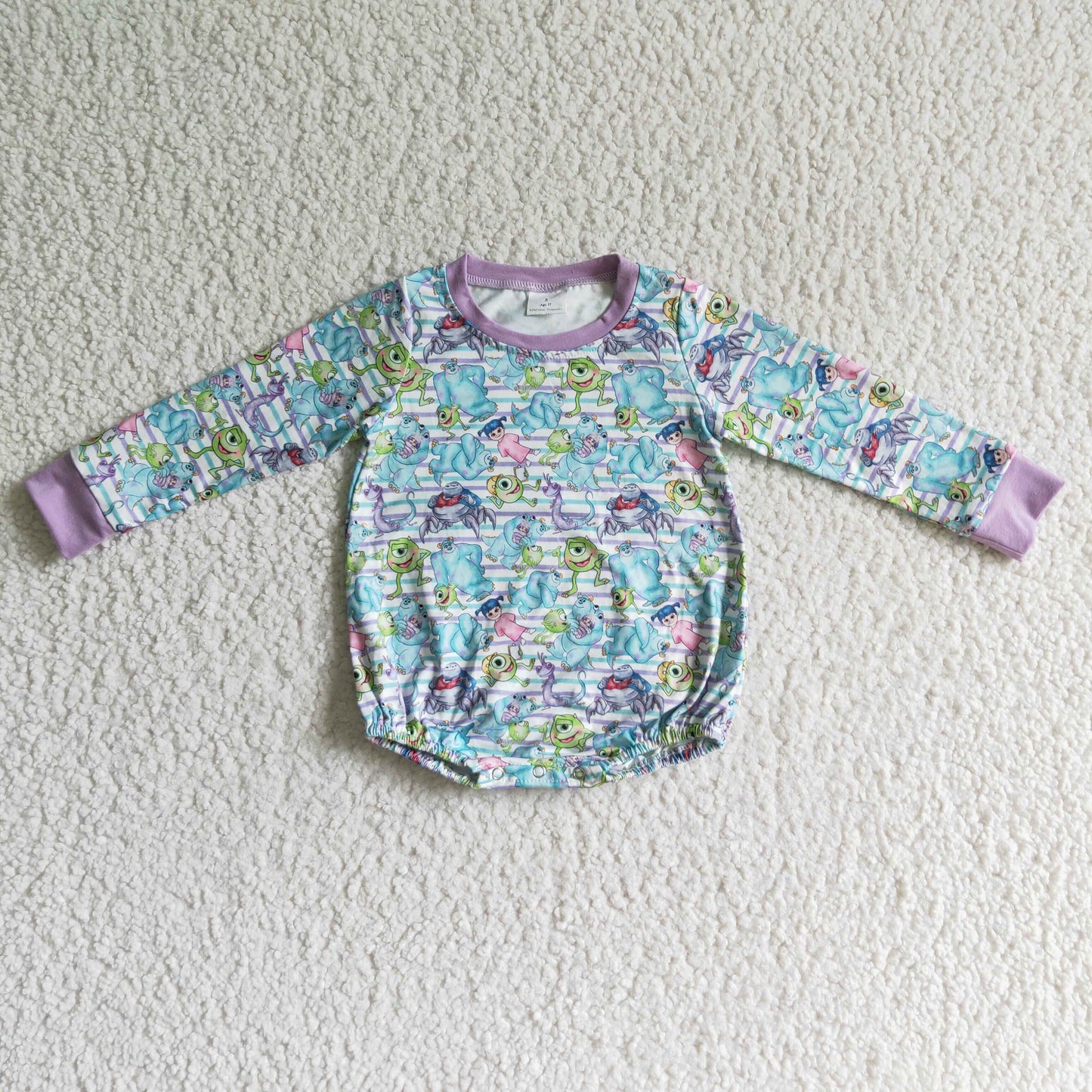 baby Cute Cartoon long sleeves romper