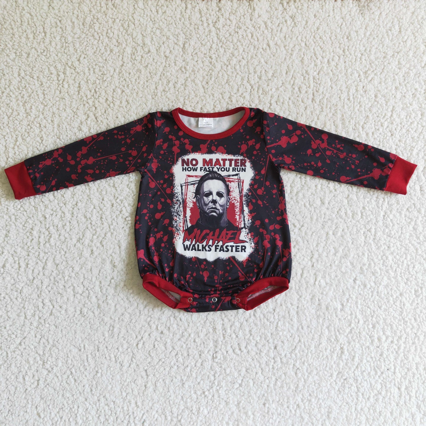 Halloween Cartoon long sleeves romper