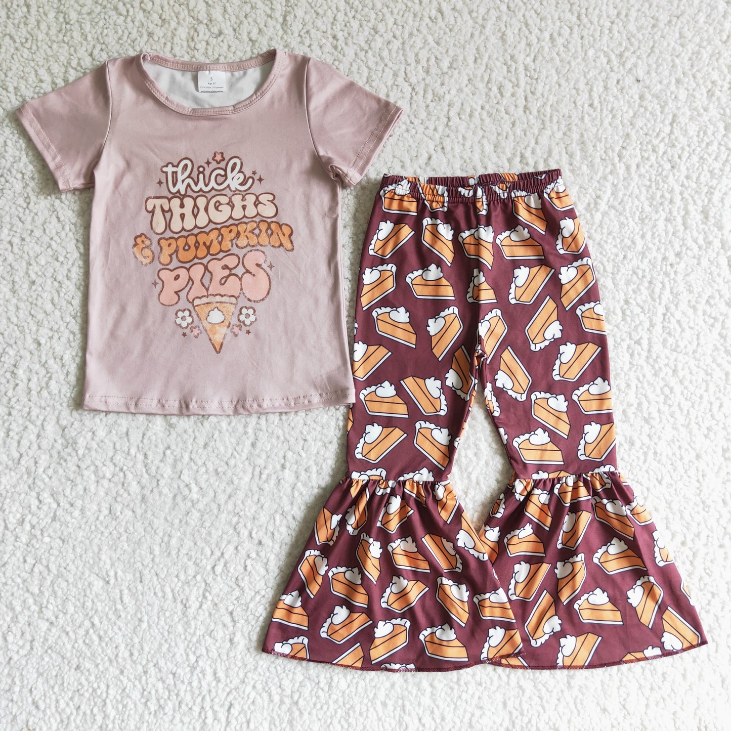 Cake Print With Girls Set