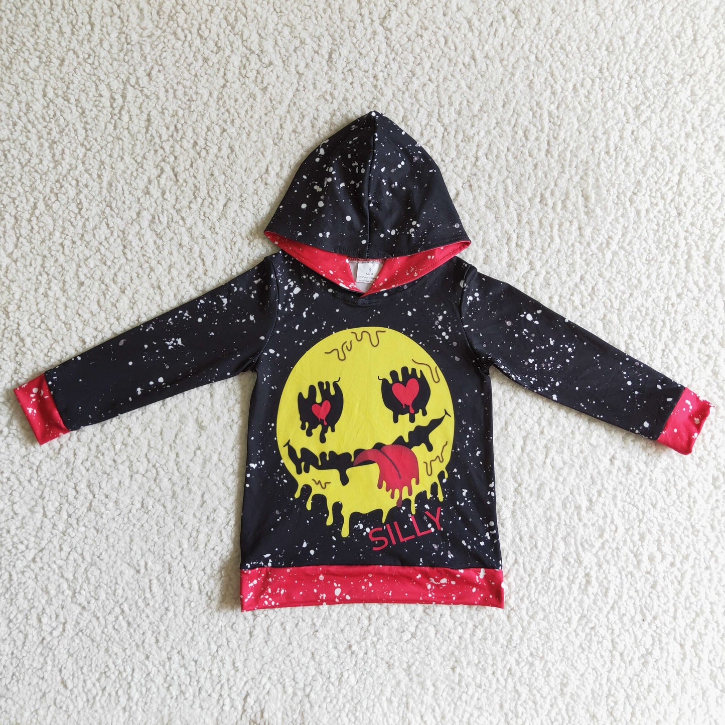 Black hooded