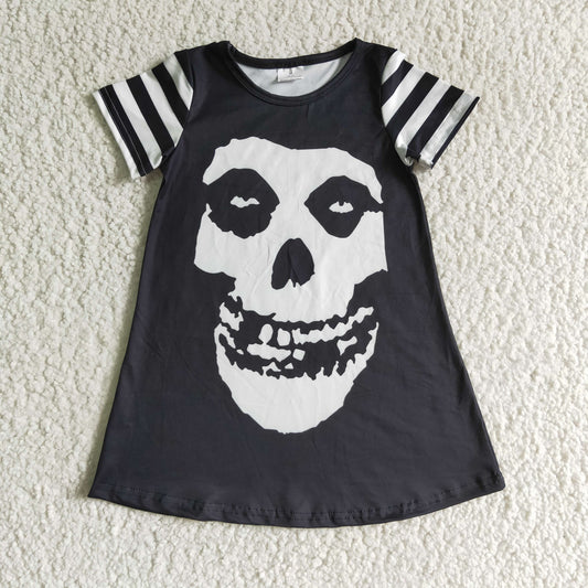 Black Cartoon Girls Dress