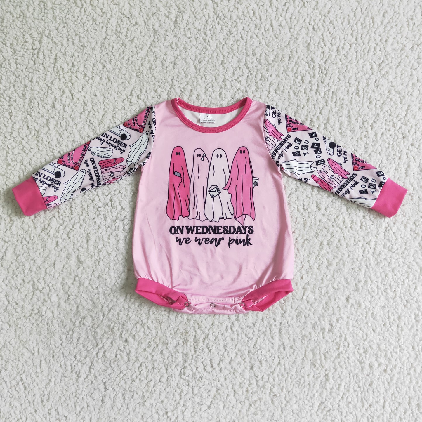 Halloween Cartoon long sleeves romper