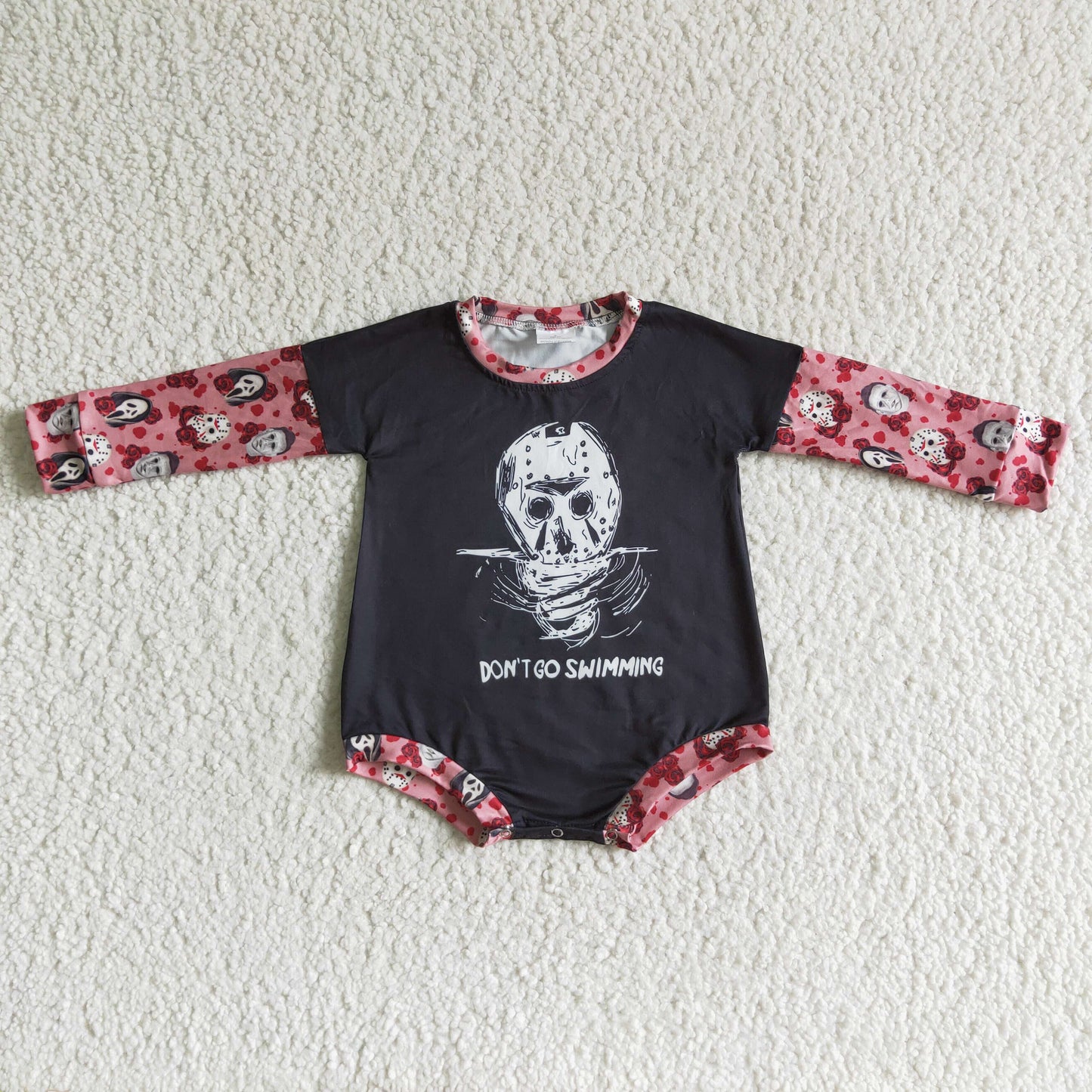 Halloween Pink baby long sleeves romper