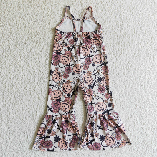 Flowers Pumpkin Jumpsuit