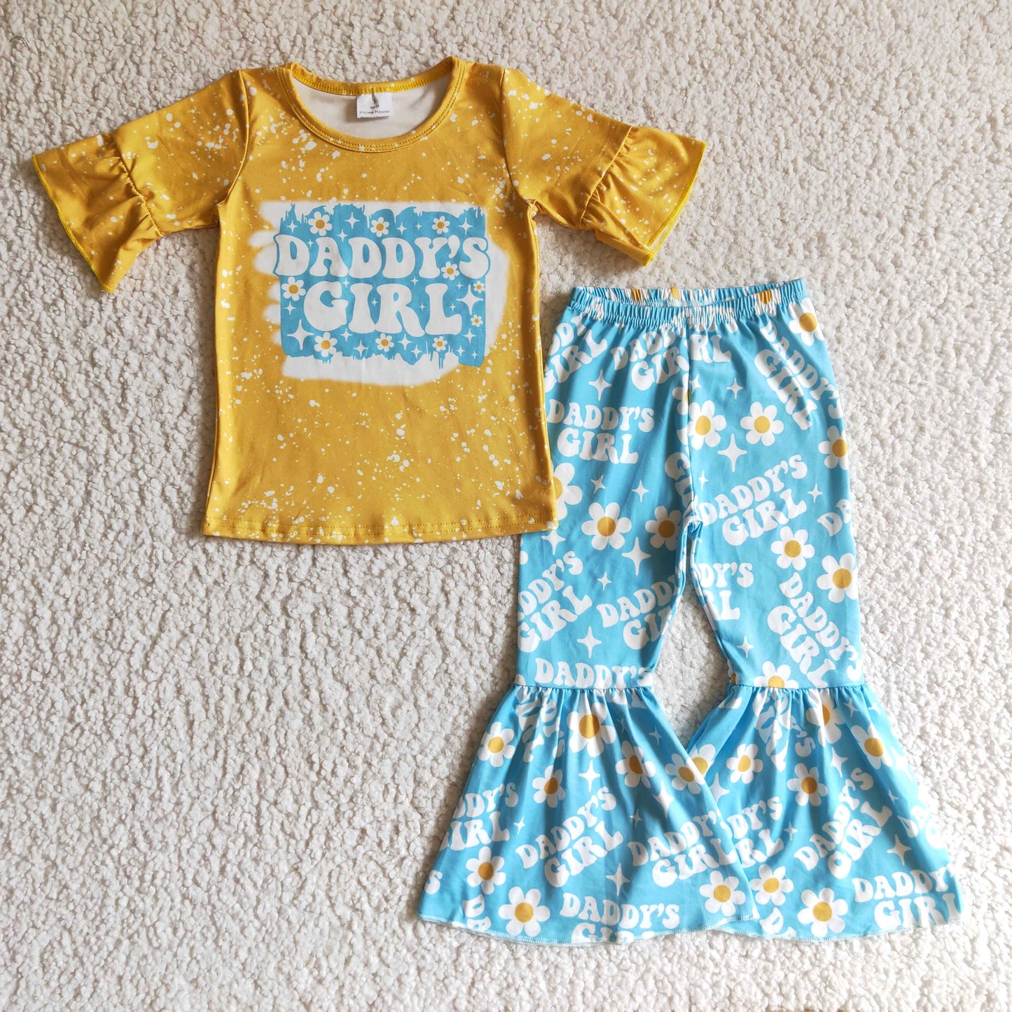 Yellow Flowers Girls Set