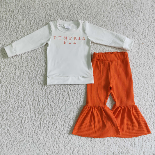 Pumpkin Orange Girls Set