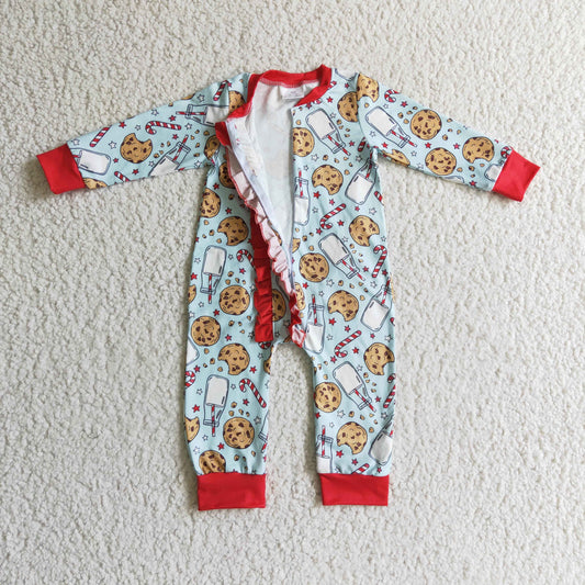 Christmas Red Cookies Romper