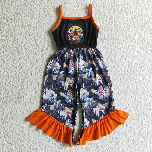 Halloween Pumpkin Girls Jumpsuit