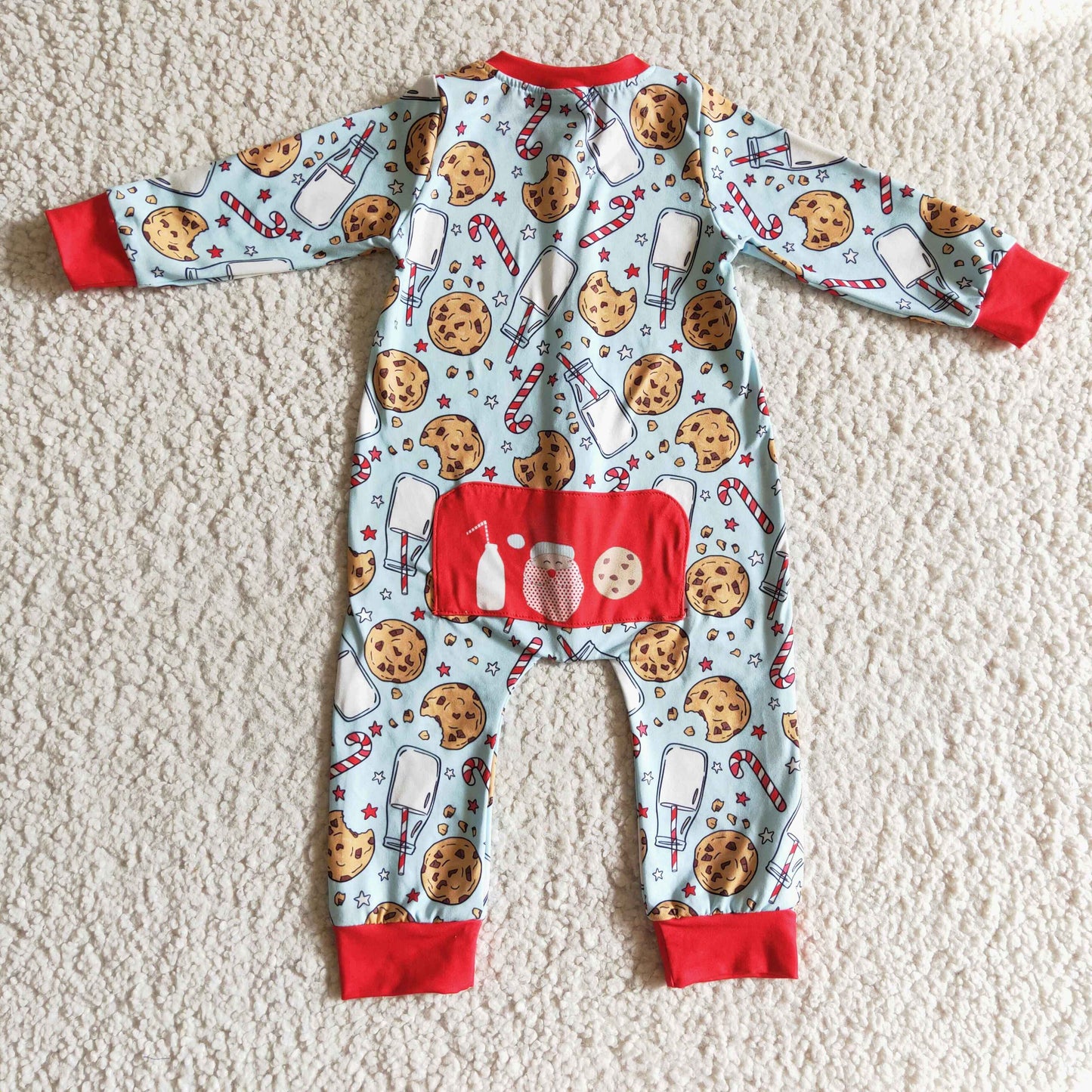 Christmas Red Cookies Romper