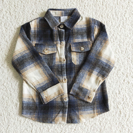 Fall Black Flannel Shacket