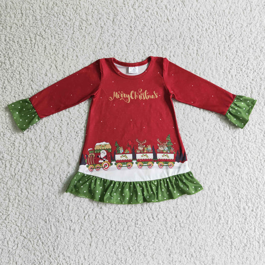 Christmas Red Santa Car Dress
