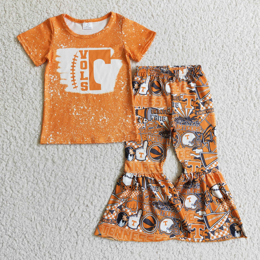 Orange Cartoon Girls Set