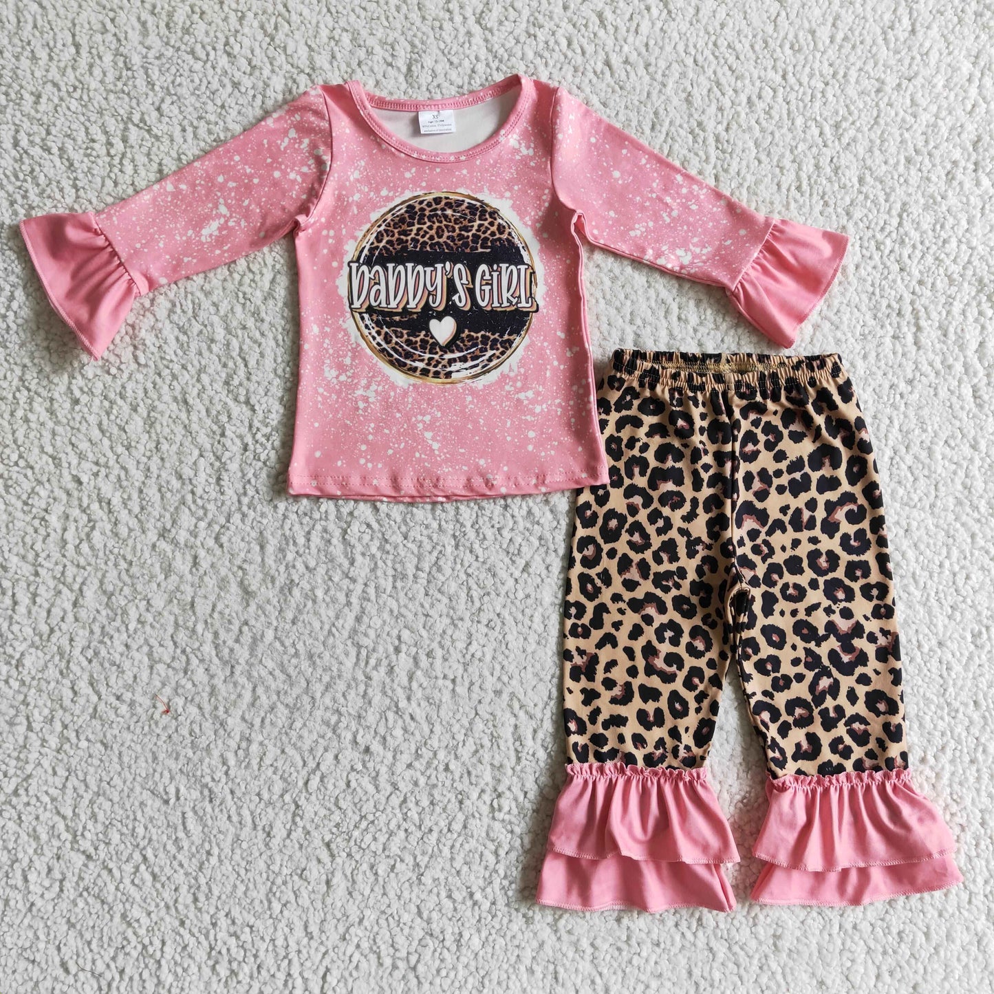 Pink Daddy'S Girls Red Girls Set