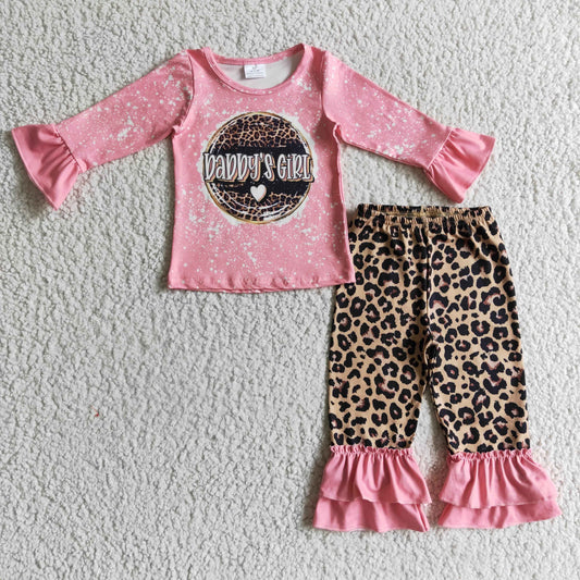Pink Daddy'S Girls Red Girls Set