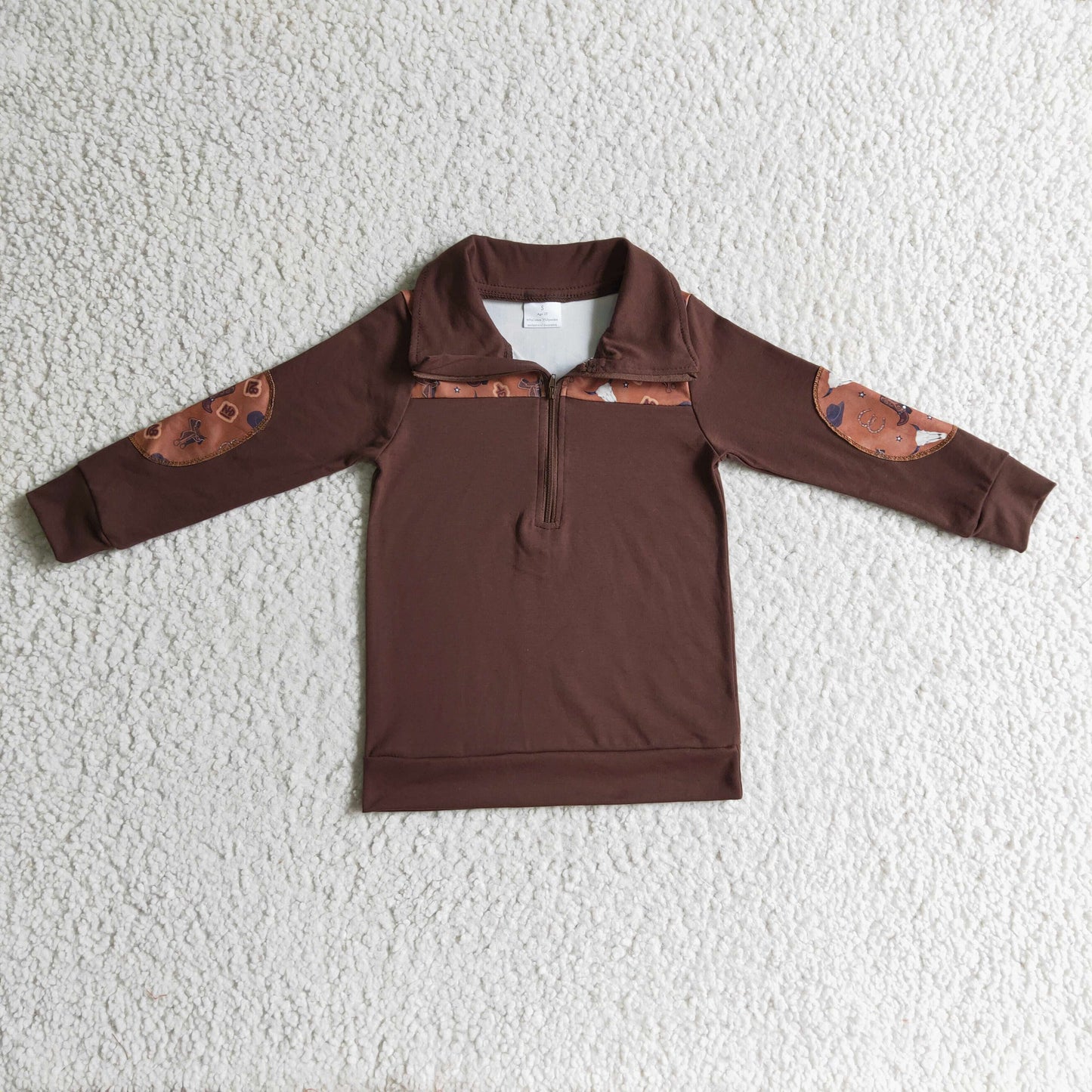 Brown Boots With Zipper Coat