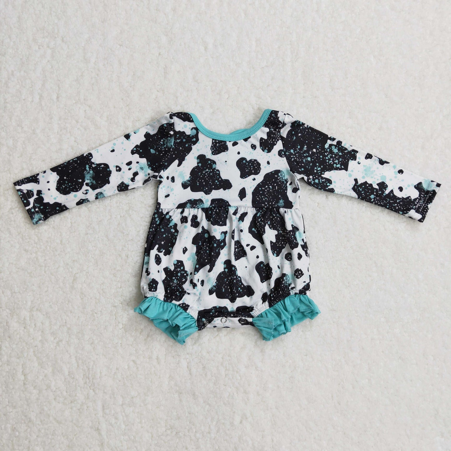 baby Cow long sleeves romper
