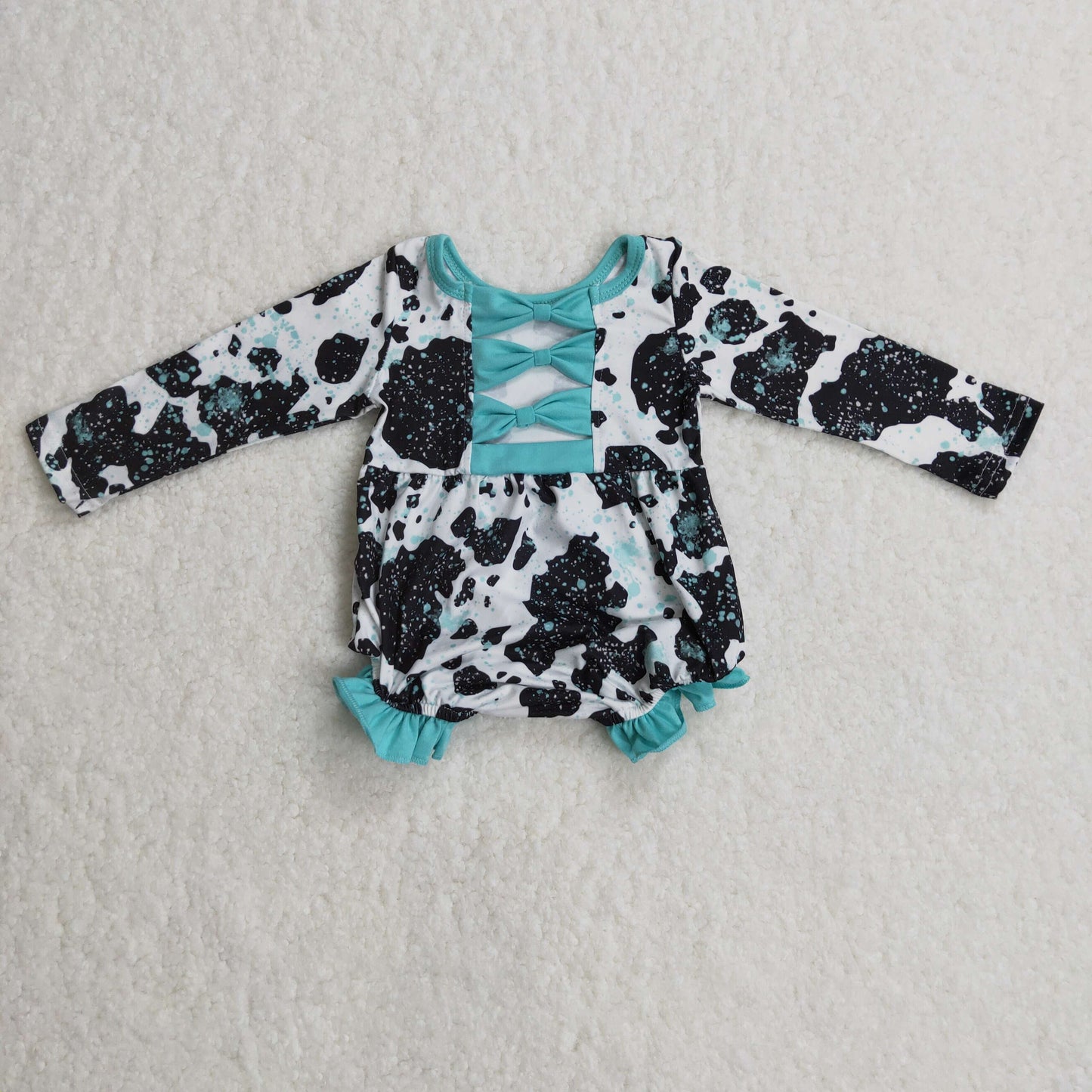 baby Cow long sleeves romper
