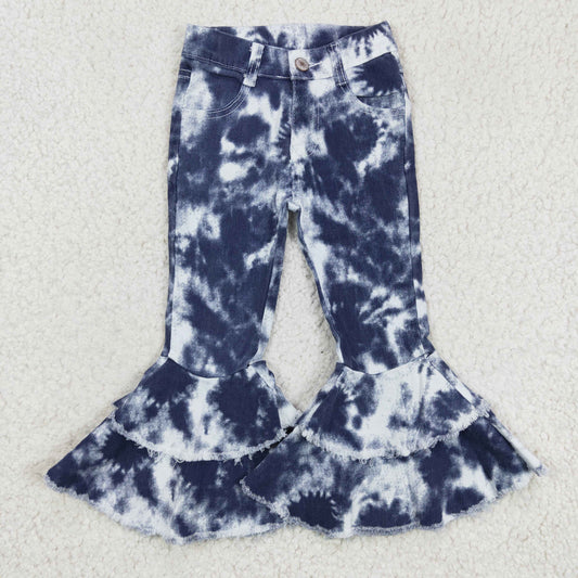 Navy Tye Dye Bell Jeans