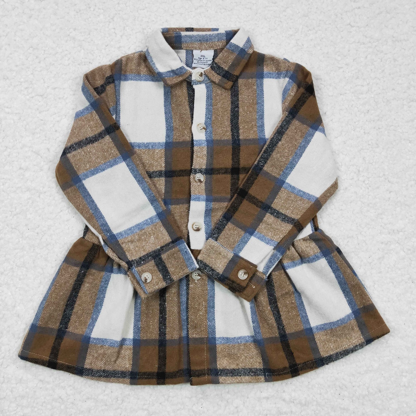 Fall Flannel Shacket Dress