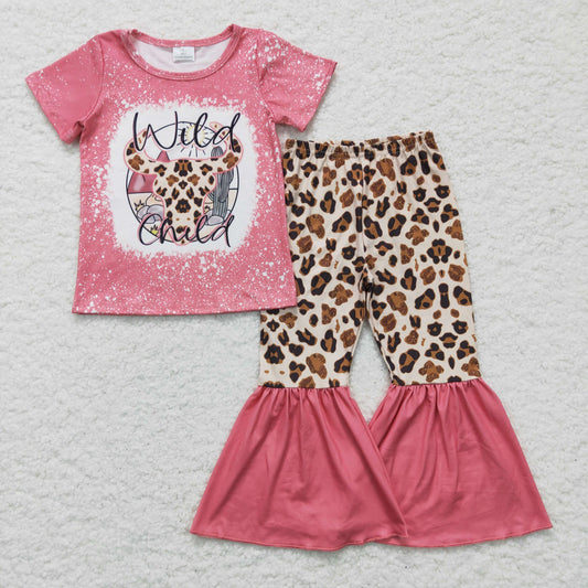 Leopard Cow Girls Set