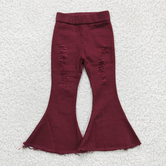 Burgundy Jeans