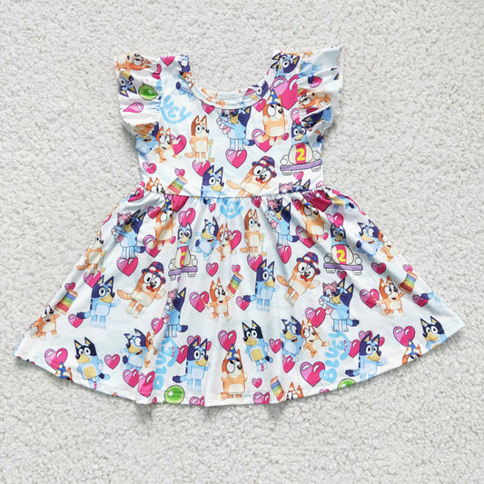 Valentine's Day Cartoon Dog big dress