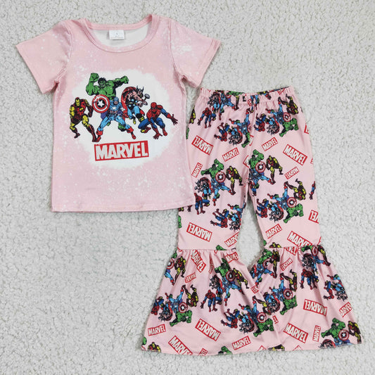 Pink Cartoon Girls Set