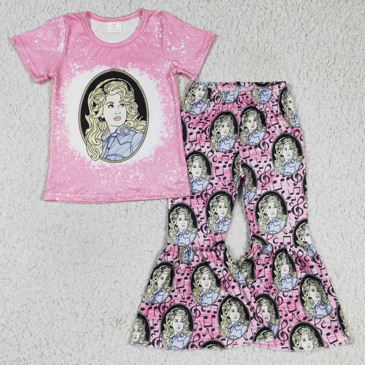 Pink Cartoon Girls Set