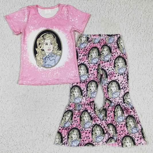 Pink Cartoon Girls Set