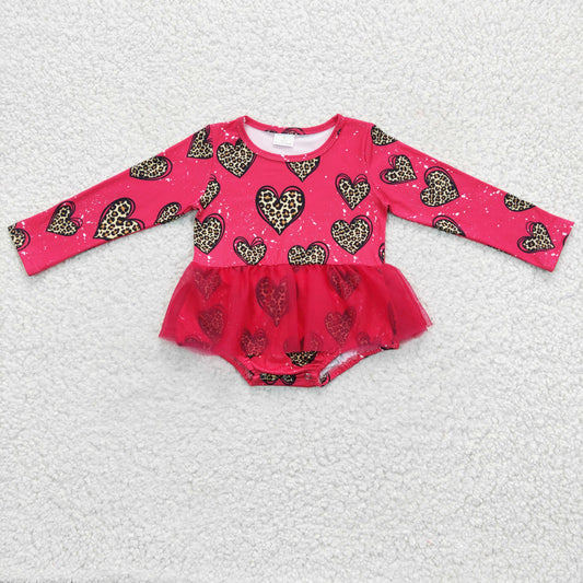 Valentine's Day Red Heart Baby Romper