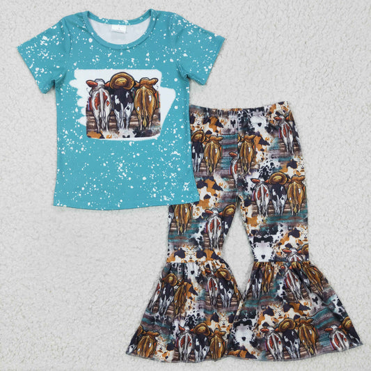 Blue Horse Girls Set