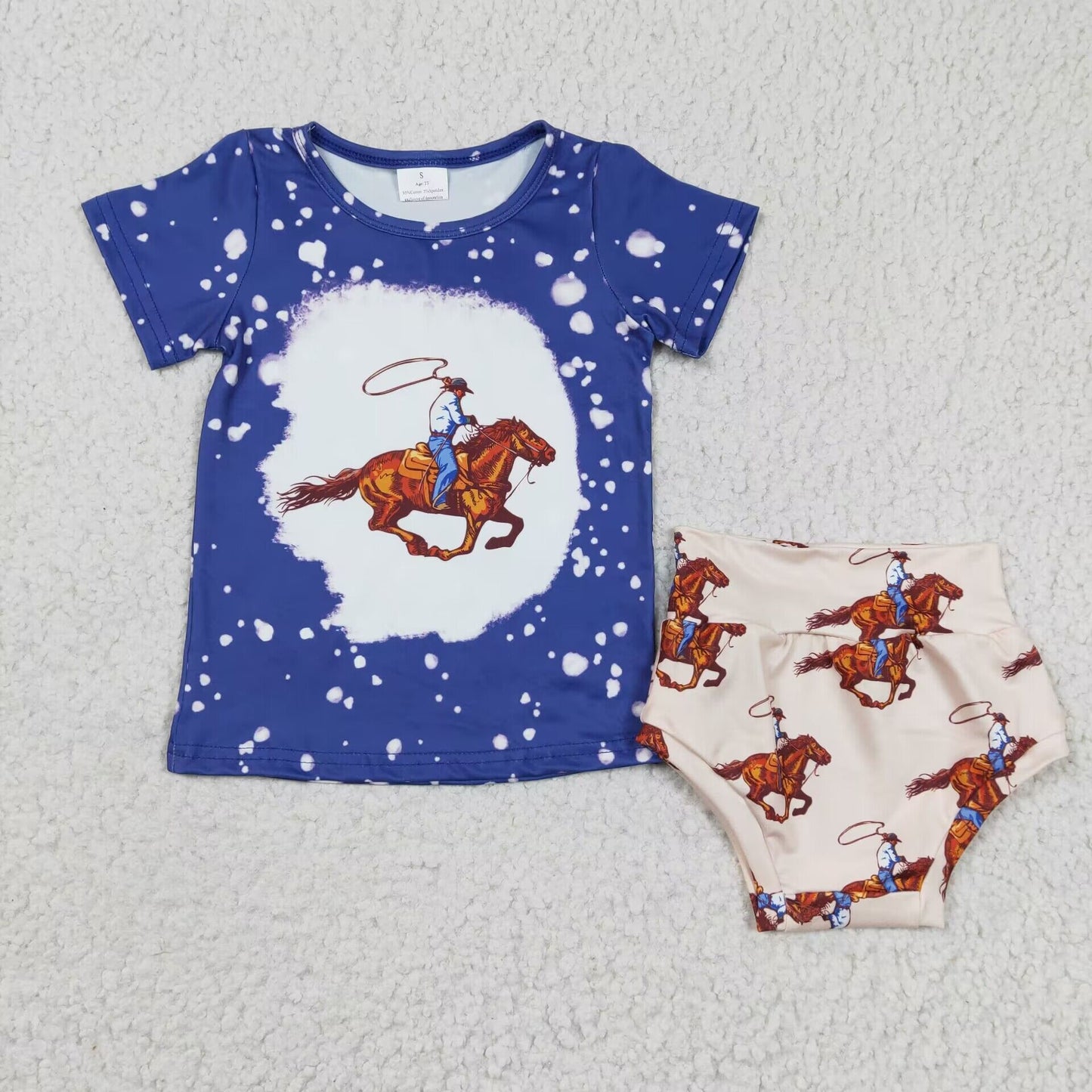 Cowboy Girls Set Bummies