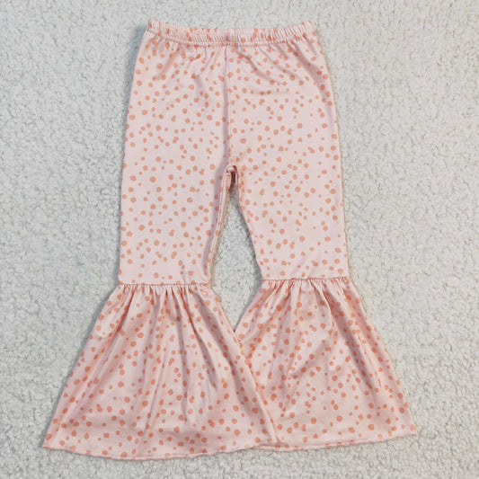 Orange Dots bell pants