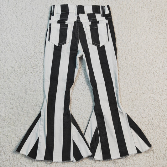 Black Strips bottom Jeans