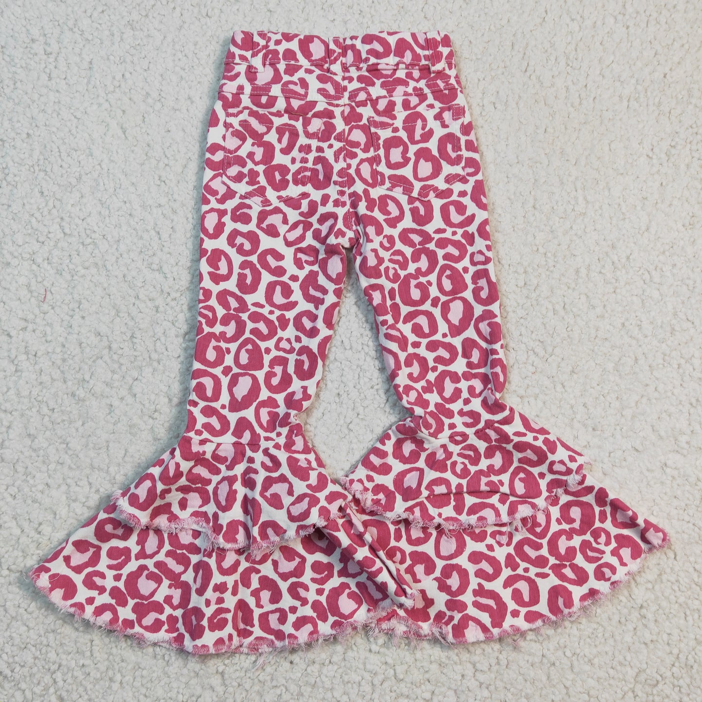 Pink Leopard bottom Jeans