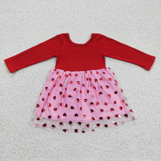 Red Valentine's Day Girls Tutu Dress