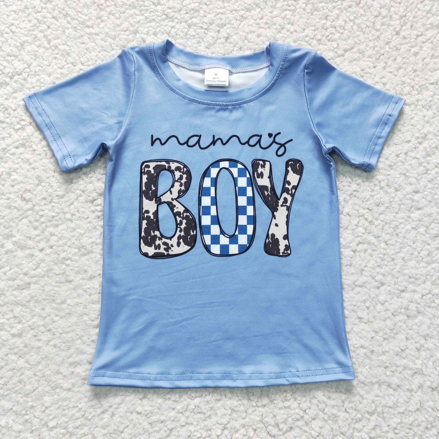 Blue Plaid BOY Shirt