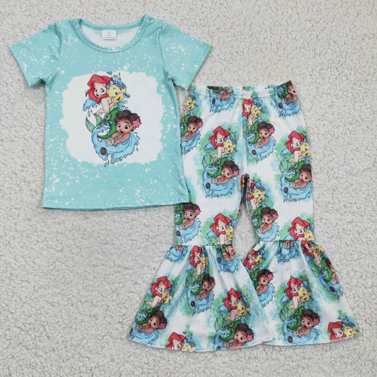 Blue Cartoon Girls Set
