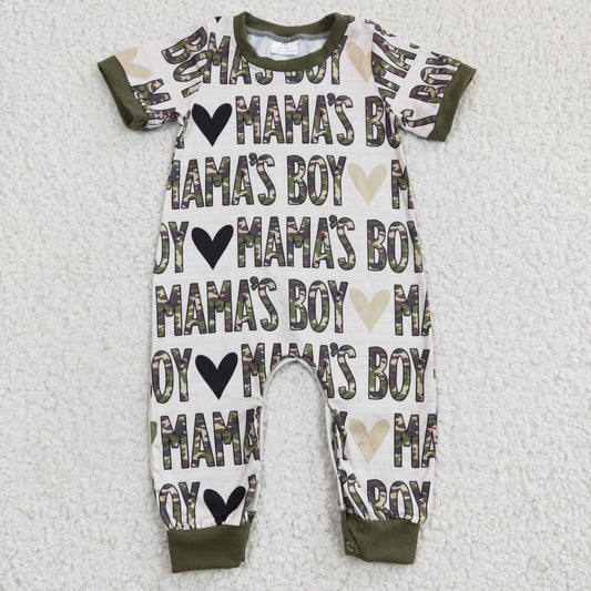 MAMA'S Boy Baby Romper