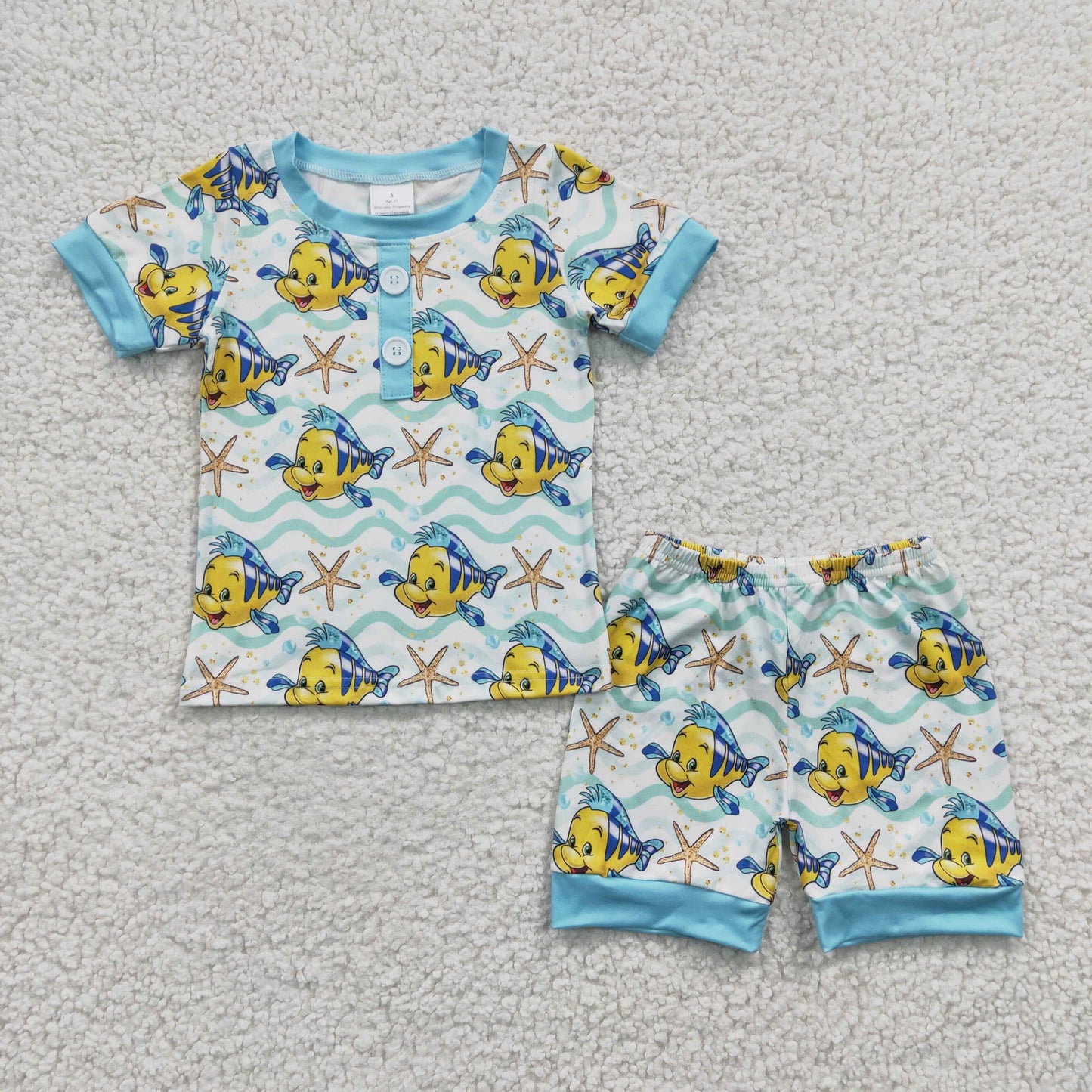 Cute Star Fish Boy Summer Set