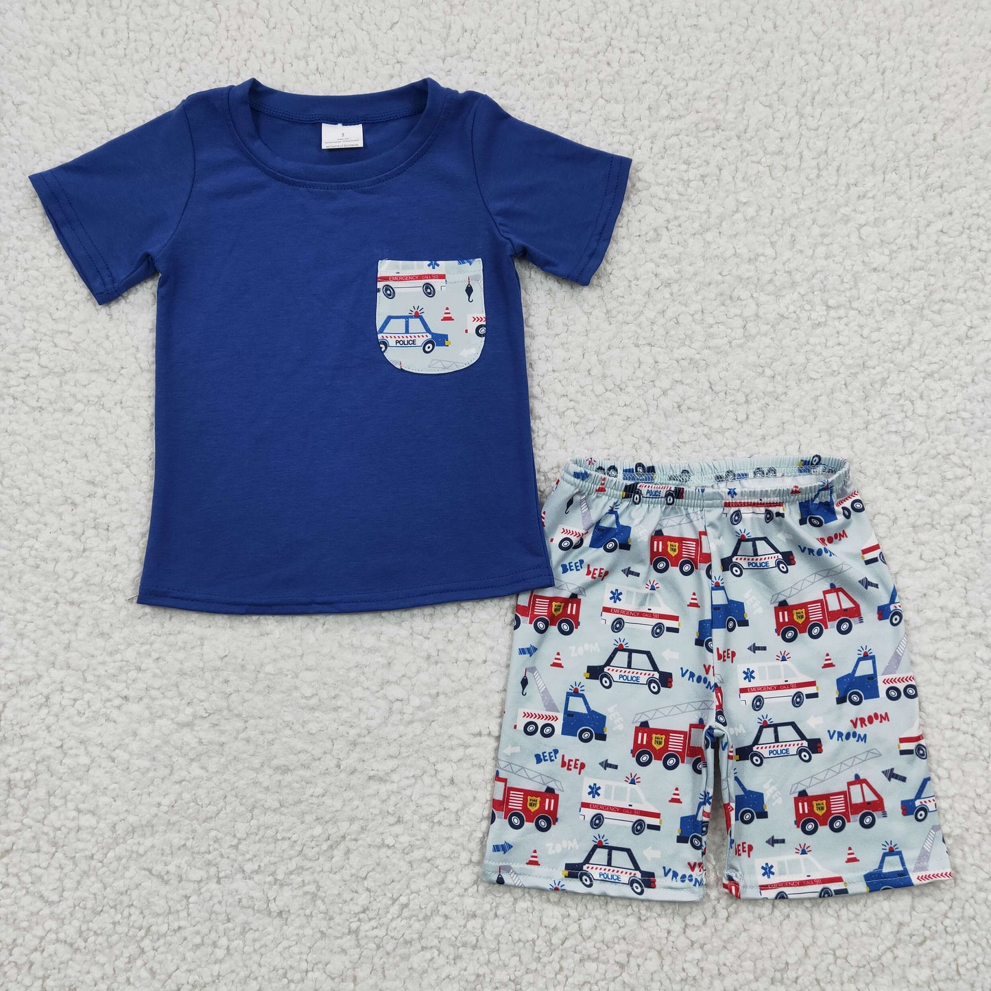 Blue Car Boy Summer Set