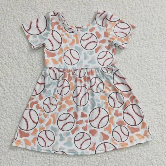Baseball Short Girls Dress
