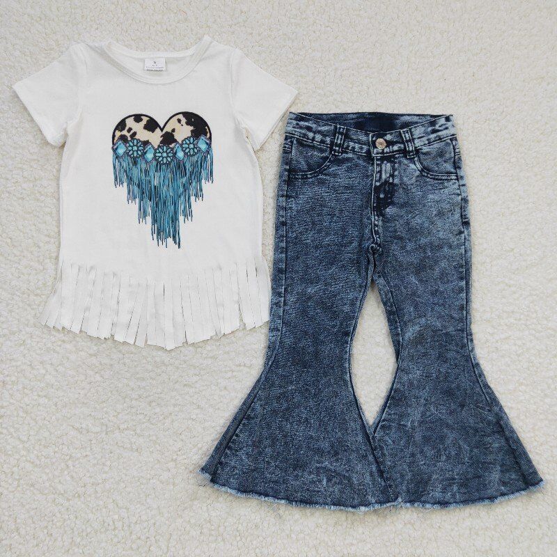 Western Blue Baby Shirt + Jeans
