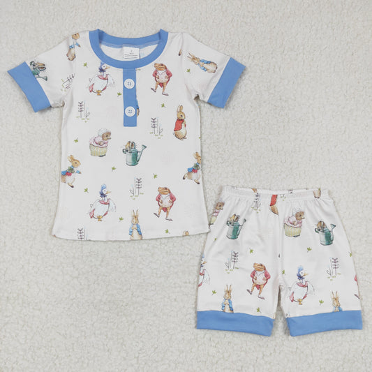 Easter Bunny Blue Boy Set