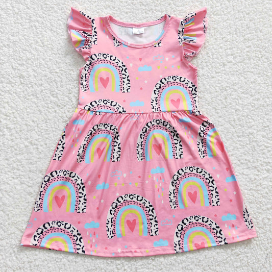 Pink Rainbow Girls Dress